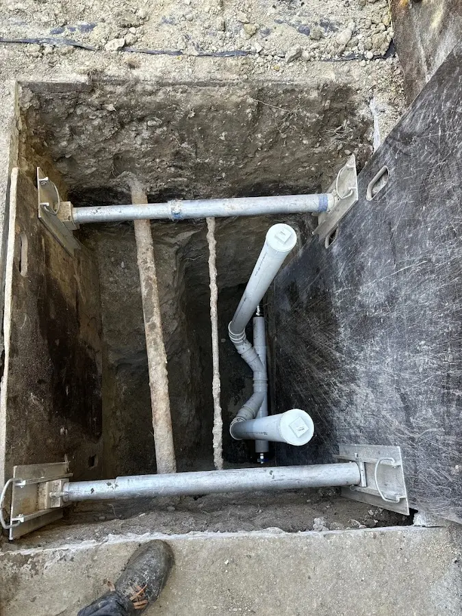 Experienced plumber completing Gas Line Repair work in Grantham